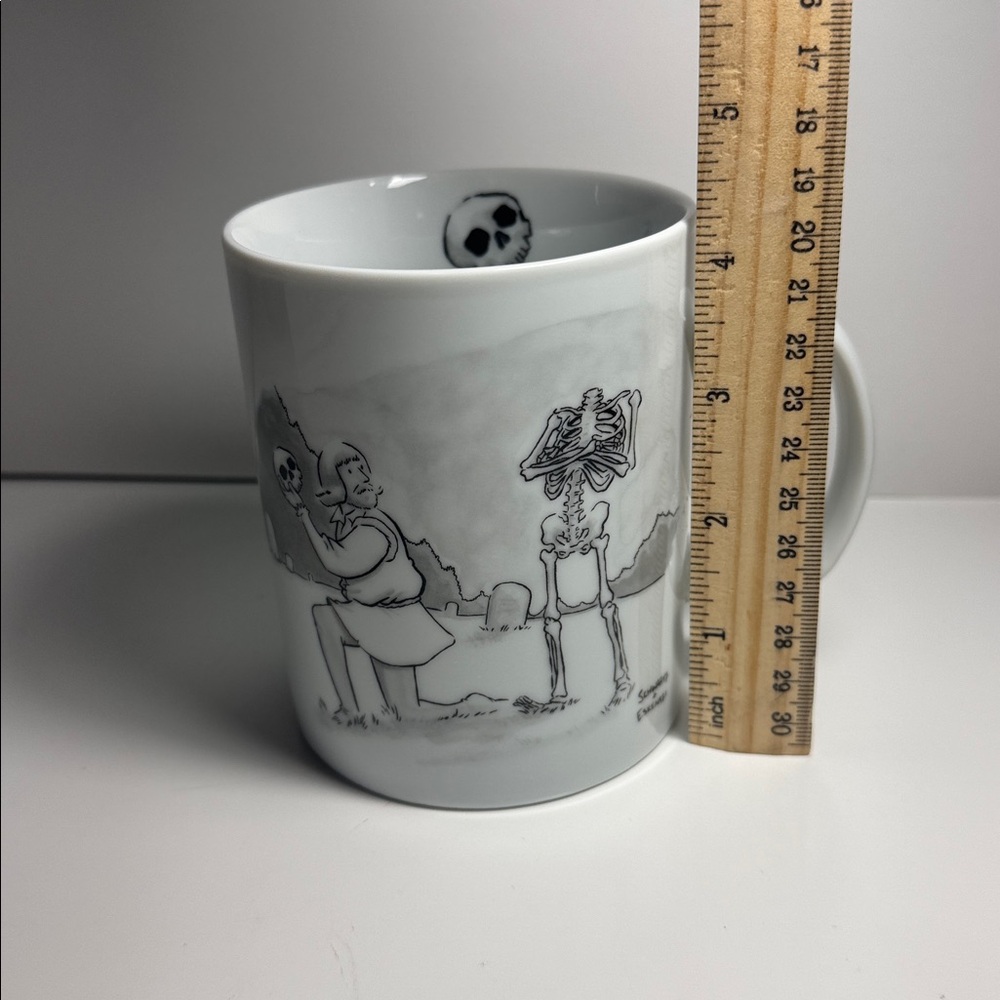 Conde Nast coffee Mug New Yorker Alas, poor Yorick" scene Shakespeare's Hamlet - Picture 6 of 7